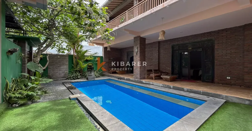 Charming Five-Bedroom Open-Living Guest House with Pool in Central Berawa, 5-bed villa for rent in Canggu – photo 9 of 12