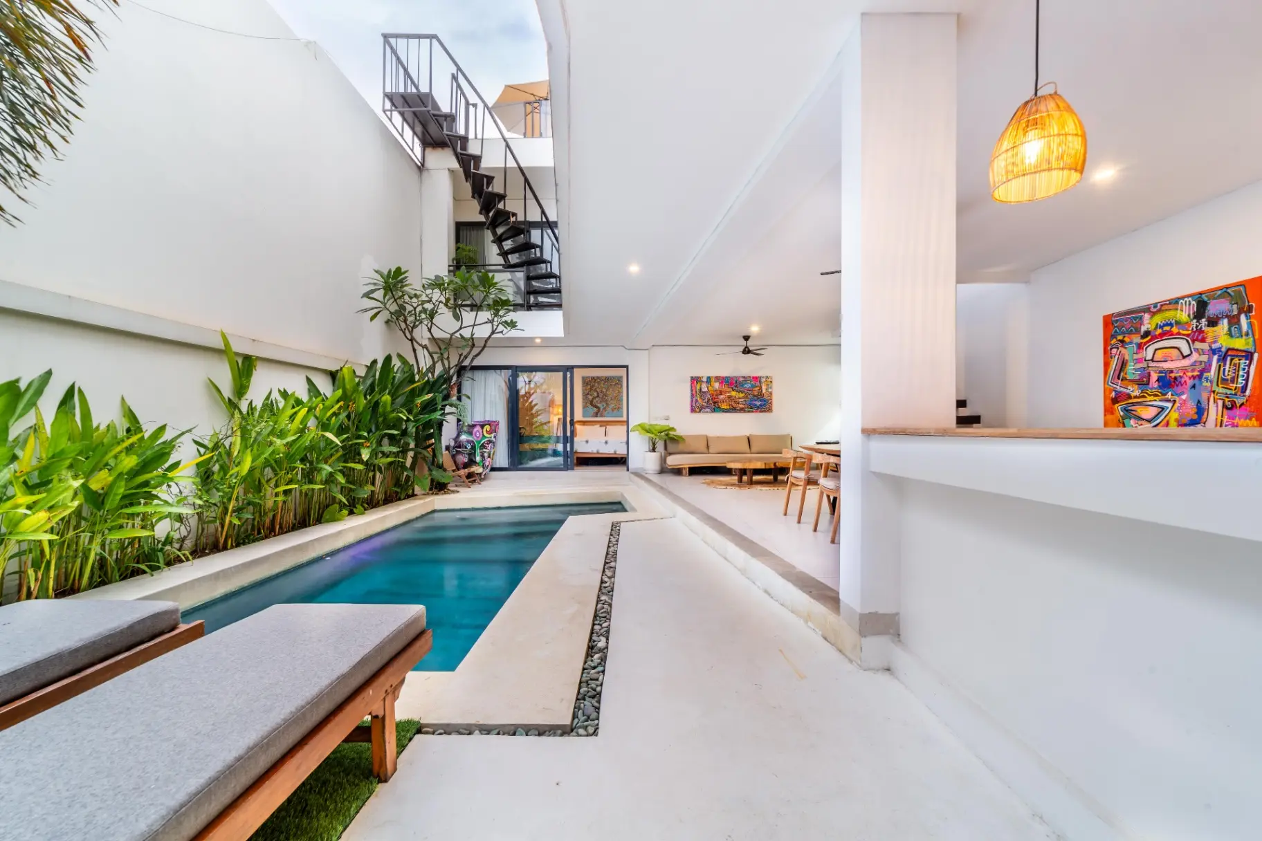 Villa Emilia - Peaceful Modern 2-Bedroom Villa for Monthly in Tumbak Bayuh, 2-bed villa for rent in Pererenan – photo 6 of 15