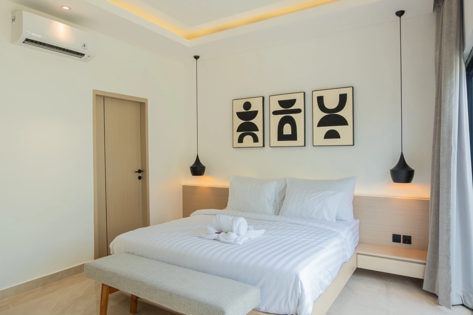 Modern 3-Bedroom Villa for Monthly or Yearly Rental – Kerobokan, Bali, 3-bed villa for rent in Canggu – photo 8 of 15