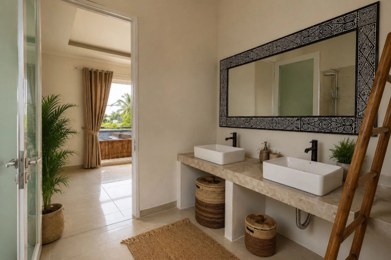 Private Pool Sanctuary 3BR Villa in Padonan, 3-bed villa for rent in Canggu – photo 13 of 15