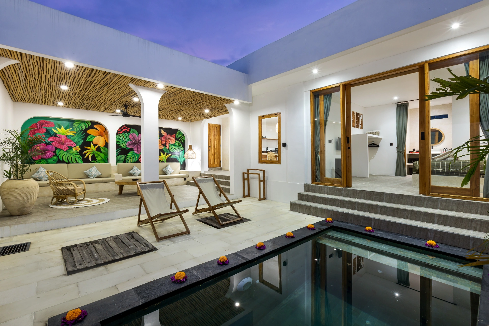 Villa Jade - 1BR Villa l Private Swimming Pool & Sunken Lounge, 1-bed villa for rent in Canggu – photo 2 of 15
