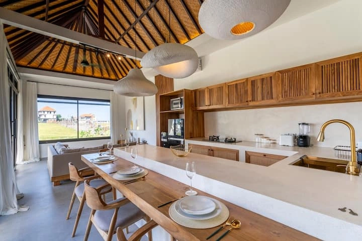 Monthly, Yearly, & Long Lease - Padonan- Brand New 2 Bedrooms Villa with View, 2-bed villa for rent in Canggu – photo 3 of 15