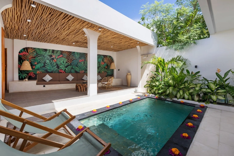 Villa Maya - 1BR Villa l Private Swimming Pool & Sunken Lounge, 1-bed villa for rent in Canggu – photo 8 of 15