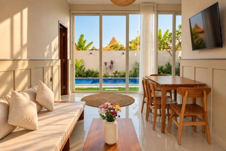 Charming 2 Bedroom Villa with Pool in Berawa, 2-bed villa for rent in Canggu – photo 8 of 9