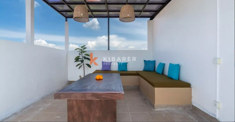 Fully Furnished Three-Bedrooms Villa With Rooftop in Padonan, 3-bed villa for rent in Canggu – photo 2 of 13