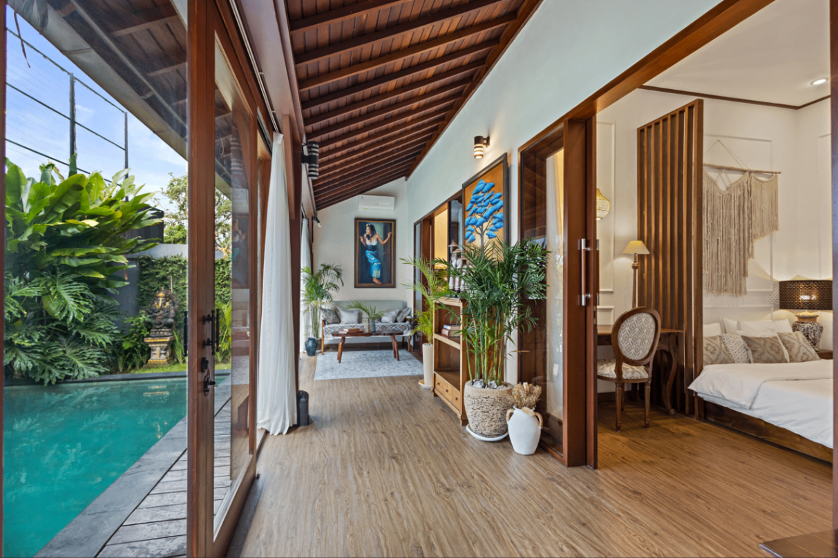 2-Bedroom Tropical Villa for Rent – Tumbak Bayuh, Pererenan, 2-bed villa for rent in Pererenan – photo 4 of 15