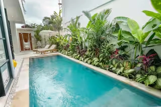 Luxury 3BR Pool Villa • 5 Mins to Finns & Atlas, 3-bed villa for rent in Canggu – photo 2 of 15