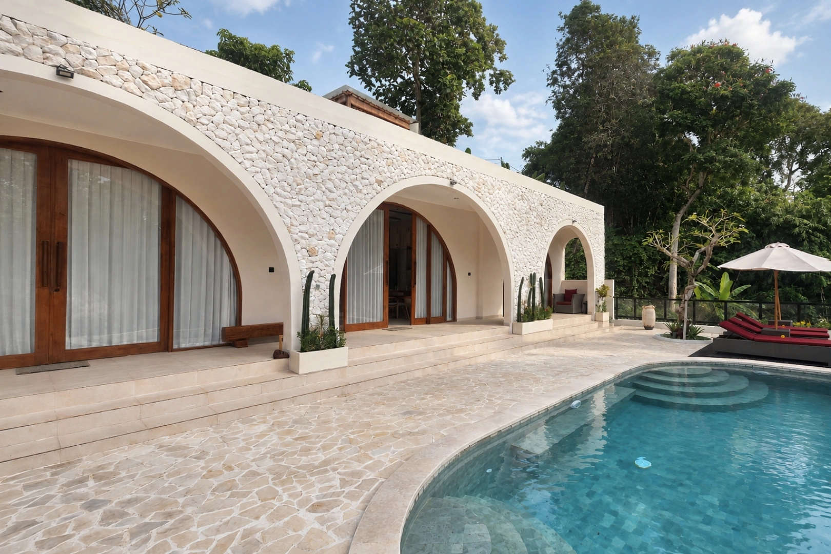 3BR Riverside Villa with Jungle Views, 3-bed villa for rent in Tabanan – photo 4 of 15
