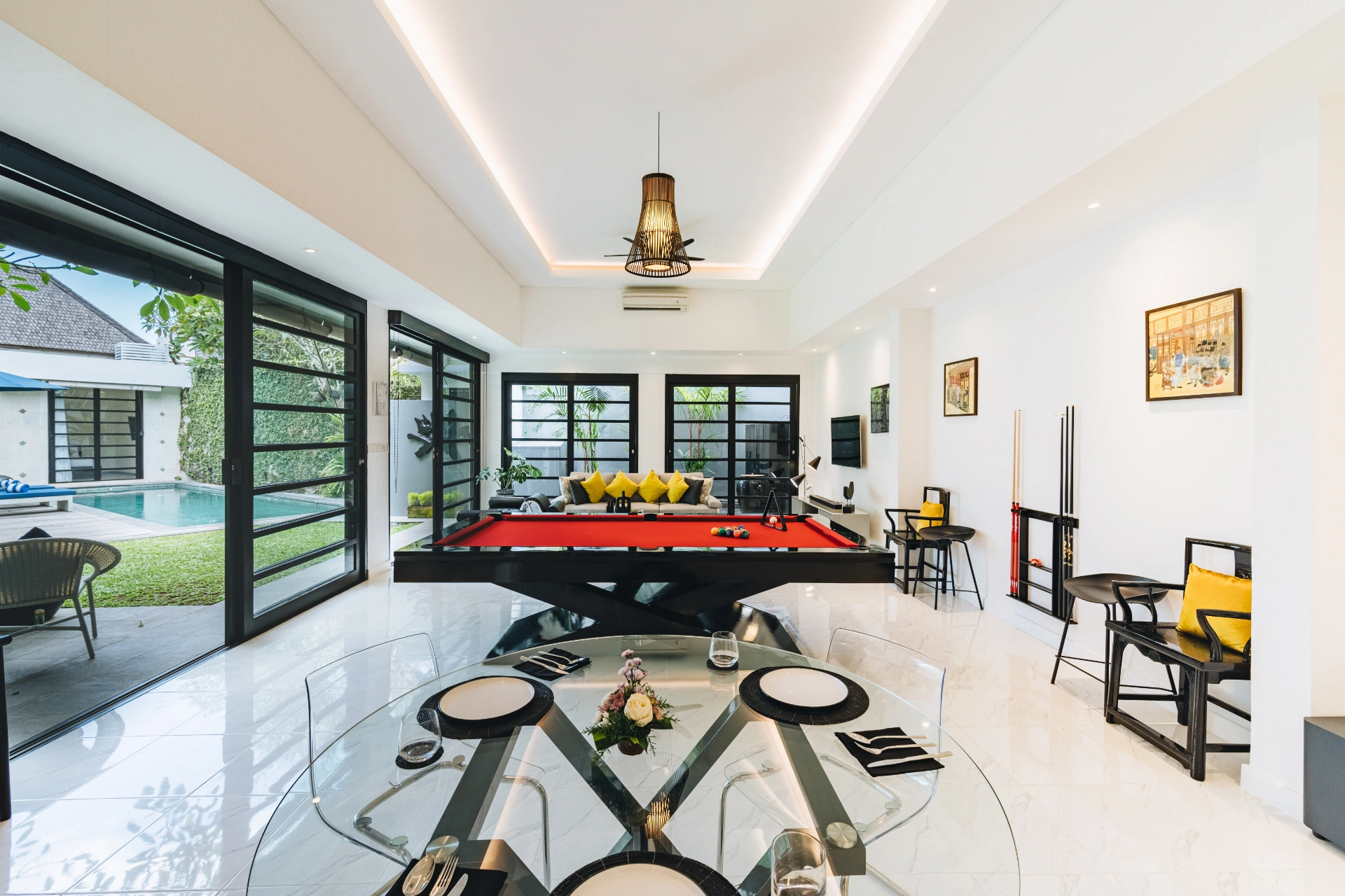 Luxury 3BR Villa | Private Pool, Billiards & Sound, 3-bed villa for rent in Canggu – photo 14 of 15