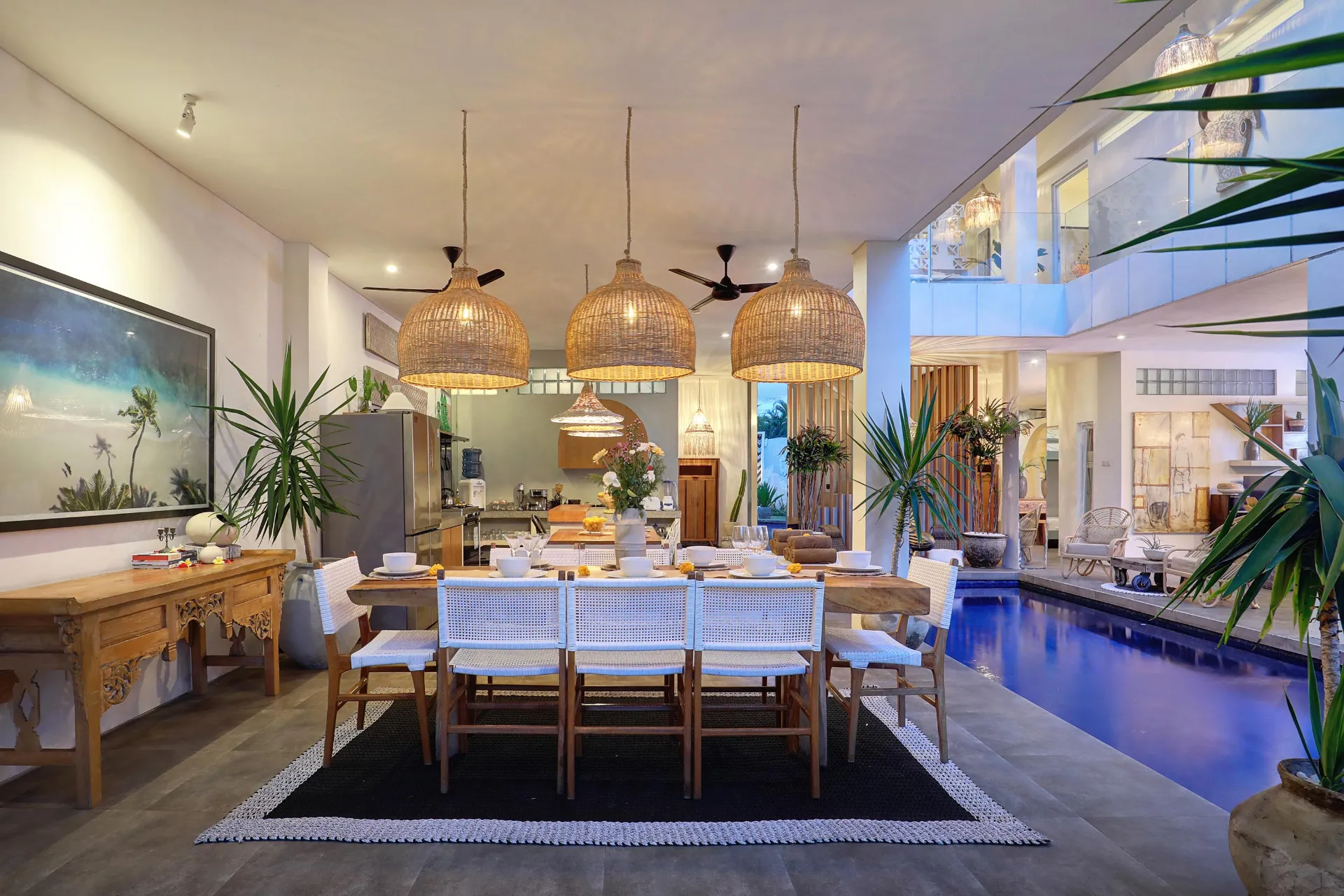 6BR Luxury Villa Seminyak 2 mins walk to beach sleeps 14 w/ private chef/butler, 6-bed villa for rent in Seminyak – photo 7 of 15