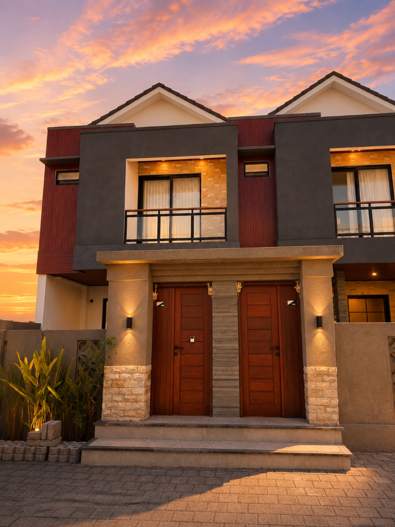 Modern Rice Field | Pool • Gym • Sunset Views, 2-bed villa for rent in Canggu – photo 2 of 15