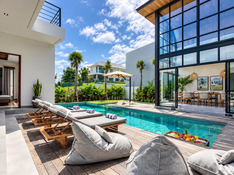 4-bedroom Modern Tropical Villa — Cemagi, 4-bed villa for rent in Pererenan – photo 7 of 15