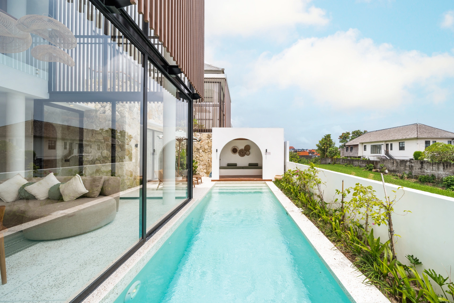 Villa Oria Canggu - Brand New 3-Bedroom Villa with Ricefield Views in Berawa, 3-bed villa for rent in Canggu – photo 7 of 15