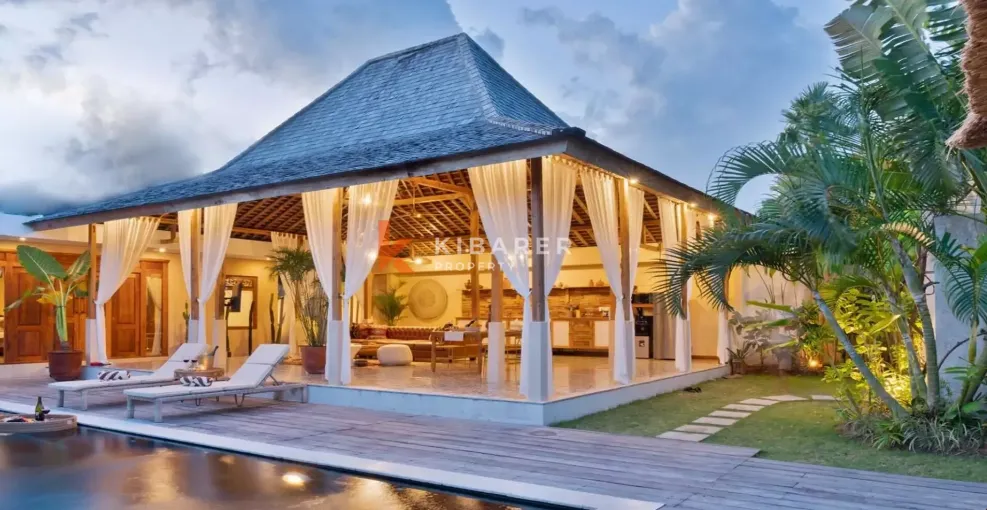 Serene Moroccan-Influenced 2BR Open Living Villa in Prime Batu Belig, 2-bed villa for rent in Seminyak – photo 7 of 11