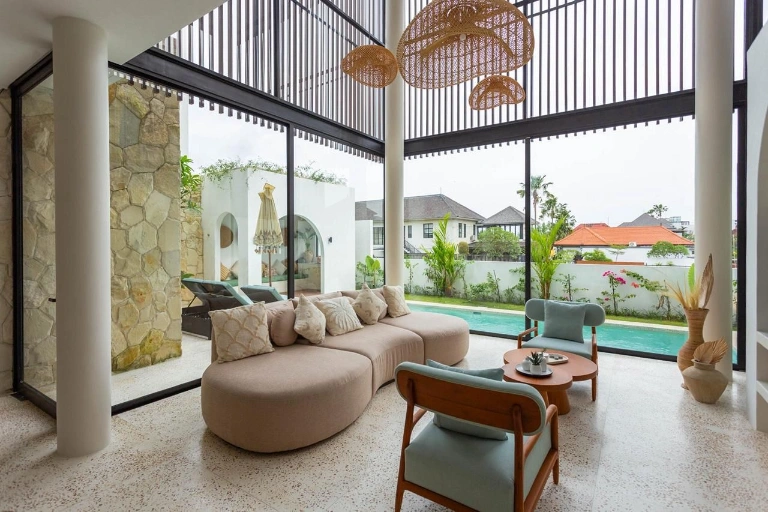 Villa Oria Canggu - Brand New 3-Bedroom Villa with Ricefield Views in Berawa, 3-bed villa for rent in Canggu – photo 3 of 15