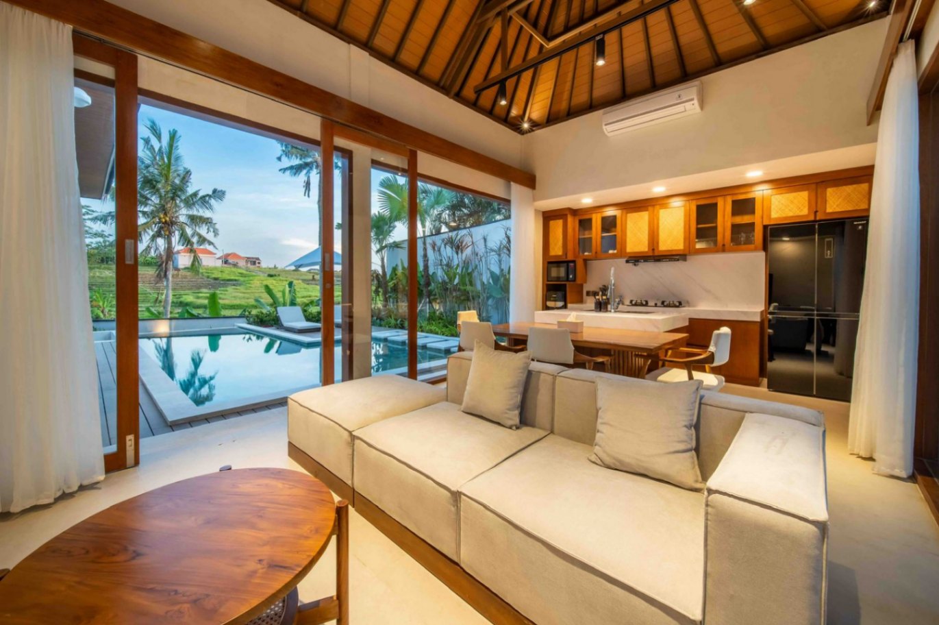 2-Bedroom Villa with Rice Fields View – Tumbak Bayuh, 2-bed villa for rent in Pererenan – photo 6 of 14