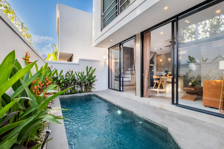 Villa For Rent 1 Bed In Tumbak Bayuh,Badung Bali, 1-bed villa for rent in Pererenan – photo 8 of 15