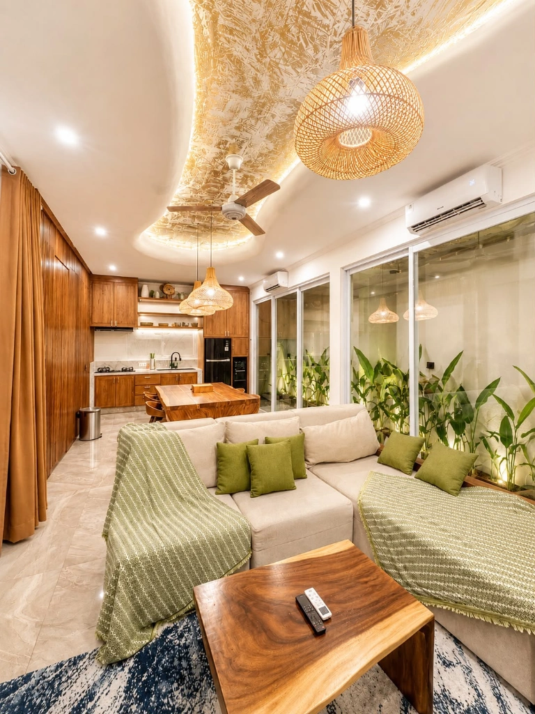 Stylish 2-Bedroom Designer Villa in Padonan - Canggu, 2-bed villa for rent in Canggu – photo 8 of 15
