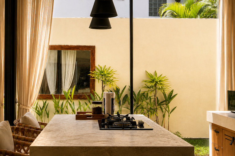 Modern 3BR Villa with Sunset Balcony, Private Pool & Rice Field Views, 3-bed villa for rent in Seseh – photo 7 of 15