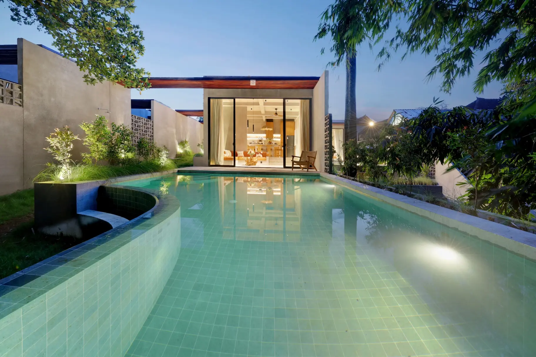 Modern 3BR Villa w/ Private Pool and Garden, 3-bed villa for rent in Ubud – photo 3 of 15