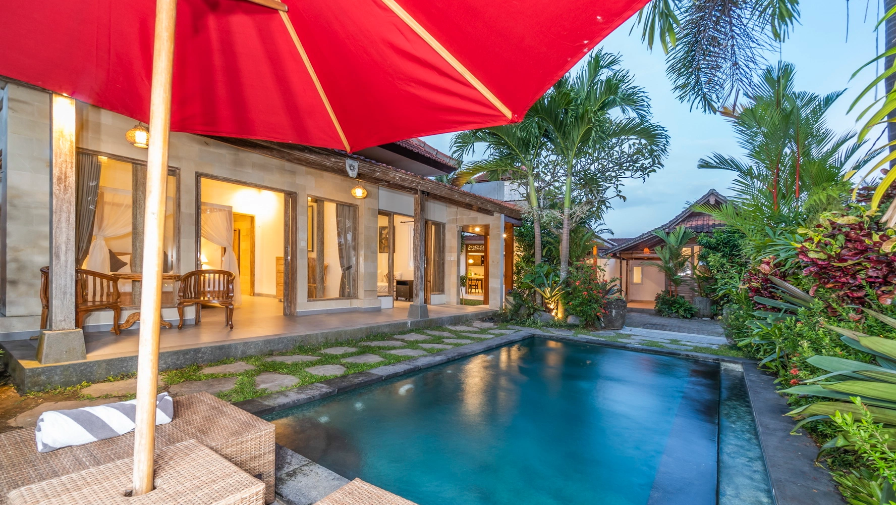Newly Renovated 3BR Villa in Ubud — Pool & Garden Oasis, 3-bed villa for rent in Ubud – photo 5 of 15