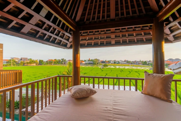 3BR Villa Rice Field View in BERAWA, 3-bed villa for rent in Canggu – photo 2 of 15