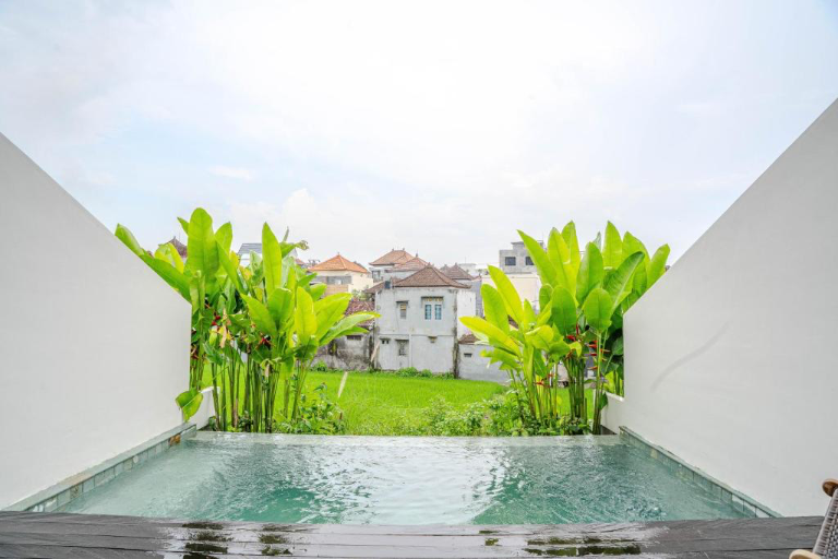 Stylish 1BR Loft Villa with Private Pool & Rice Terrace View Canggu, Bali, 1-bed villa for rent in Canggu – photo 7 of 15