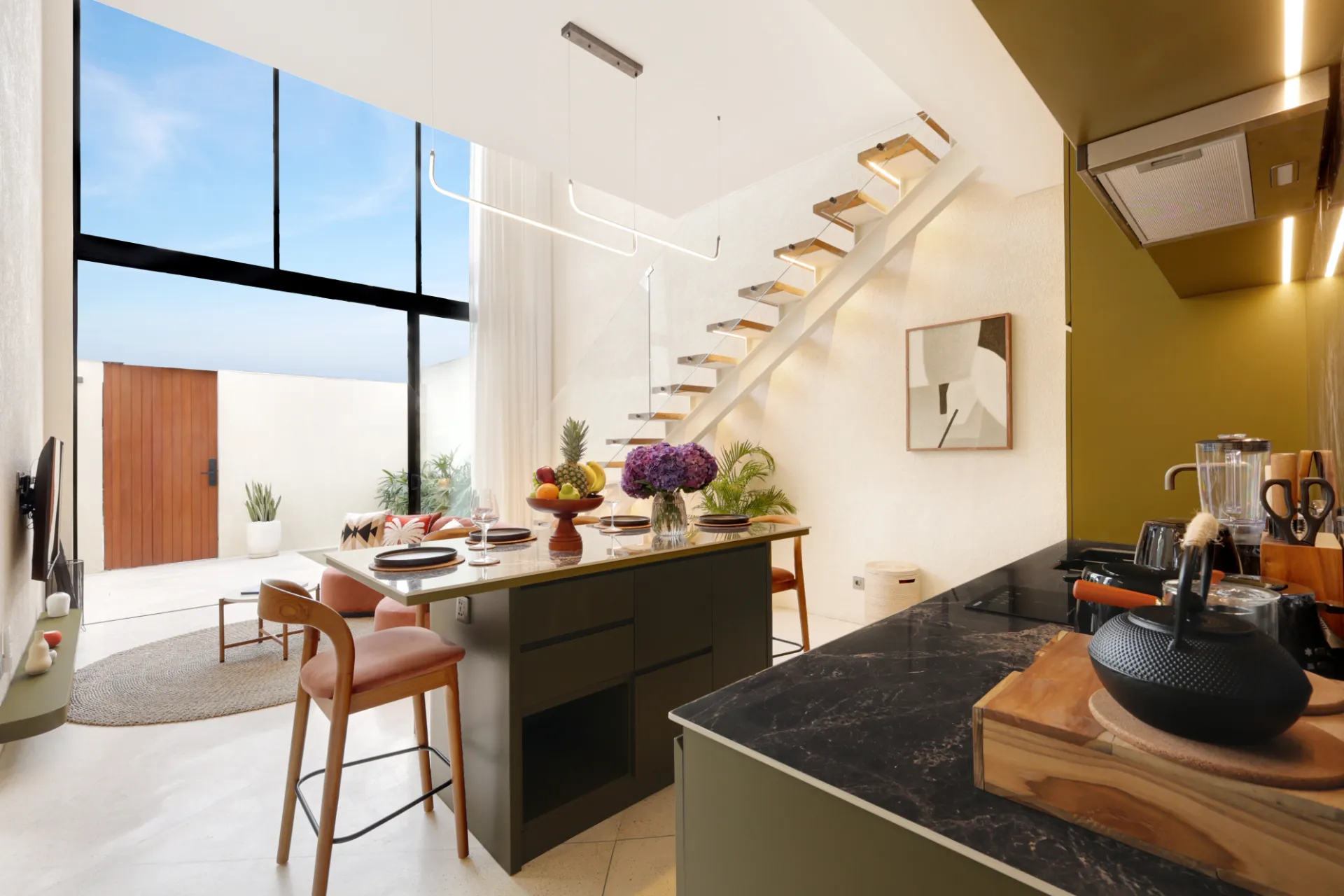 Minimalist Modern Oasis III Townhouses Berawa 2-bedrooms! 2mins to Berawa Beach, 2-bed villa for rent in Canggu – photo 4 of 15