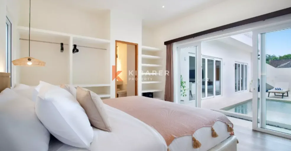 Walkable Berawa Living - Modern Three Bedroom Enclosed Villa, 3-bed villa for rent in Canggu – photo 3 of 15