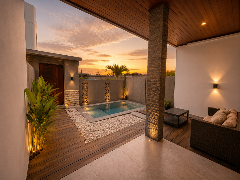 Modern Rice Field | Pool • Gym • Sunset Views, 2-bed villa for rent in Canggu – photo 10 of 15