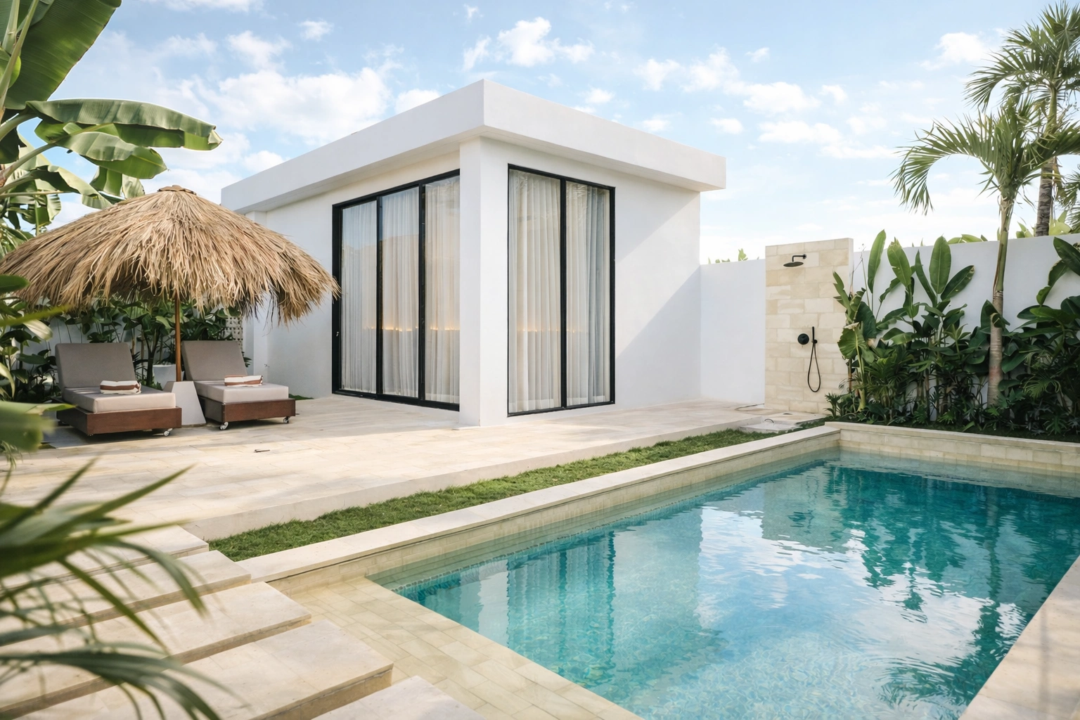 NEW 4BR Aquamarine II Canggu, Batu Bolong/5mins to Beach/Rooftop+pool, 4-bed villa for rent in Canggu – photo 9 of 15