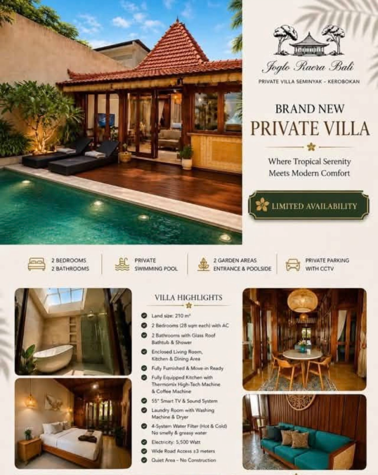 Joglo Raera Bali - Indonesian Authentic Heritage Villa-9 mins to Seminyak beach, 2-bed villa for rent in Seminyak – photo 5 of 15