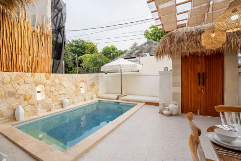 Brand New Tropical Terrazzo Villa for Rent, 2-bed villa for rent in Uluwatu – photo 8 of 15