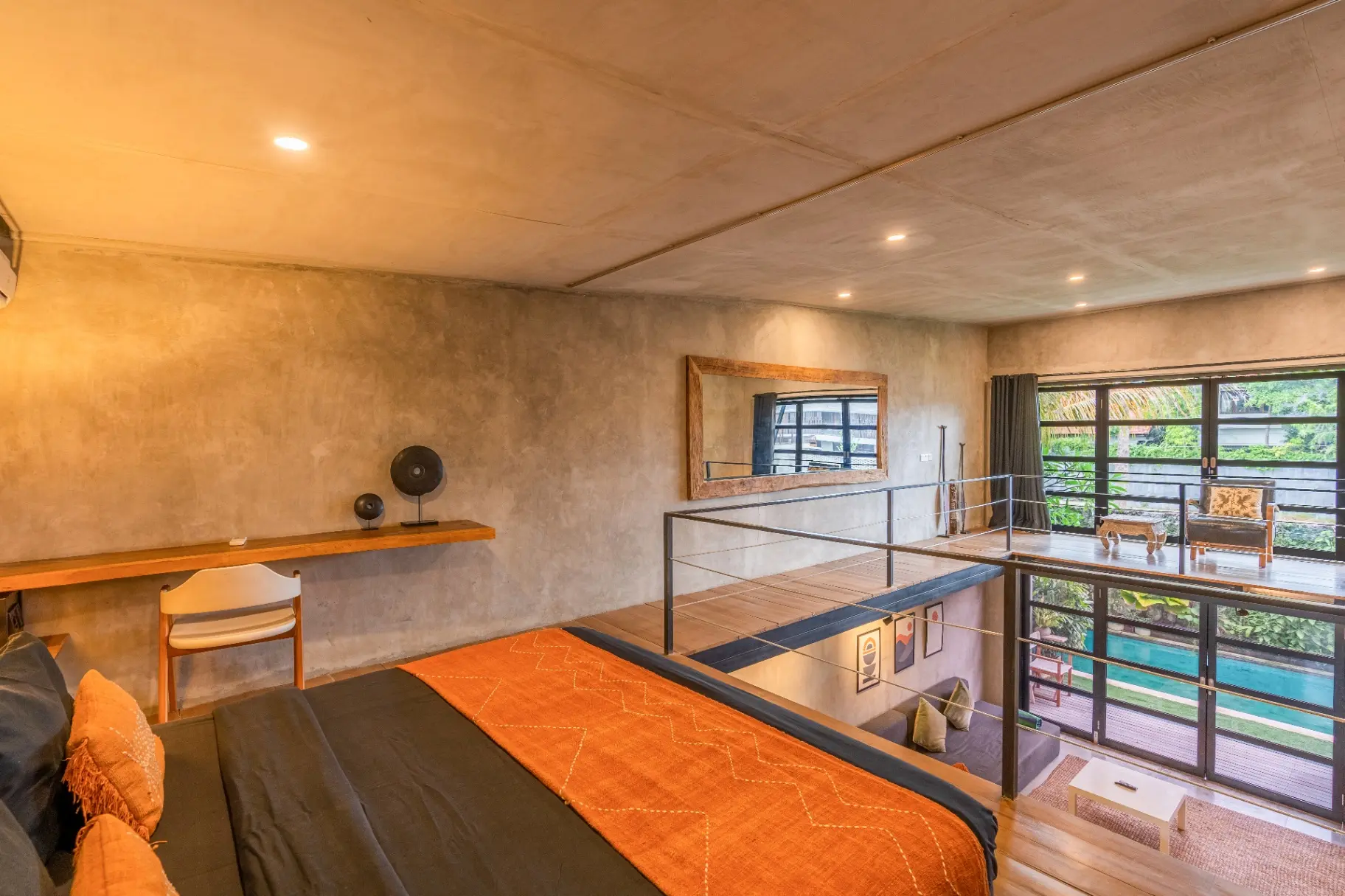 Berawa 2 - 1BR Central Canggu Modern Loft – Pool & BBQ Access, 1-bed villa for rent in Canggu – photo 9 of 15