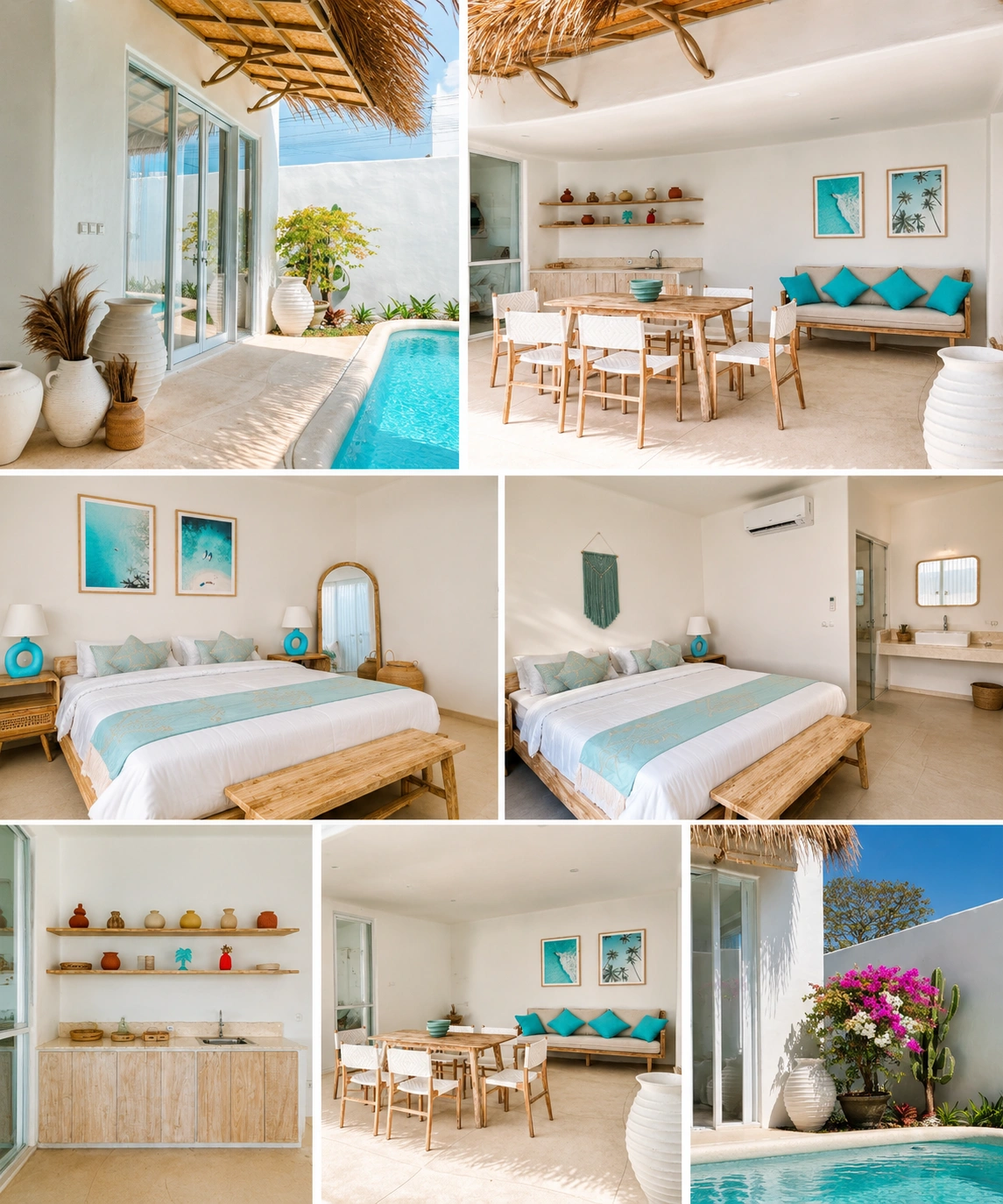 Exclusive Santorini-Style 3-Bedroom Villa in Uluwatu, 3-bed villa for rent in Uluwatu – photo 8 of 9