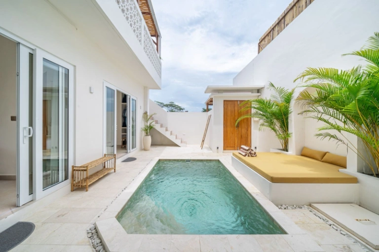 YEARLY Rent – 2BR Mediterranean Villa in Cemagi with Rooftop Ricefield View, 2-bed villa for rent in Seseh – photo 9 of 15