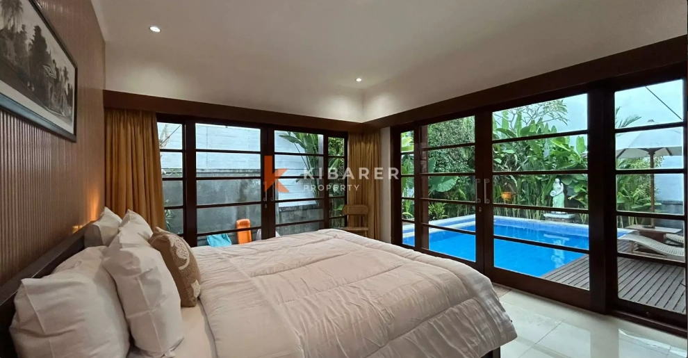Comfortable 3BR Villa with Enclosed Living and Private Pool in Canggu, 3-bed villa for rent in Canggu – photo 3 of 10