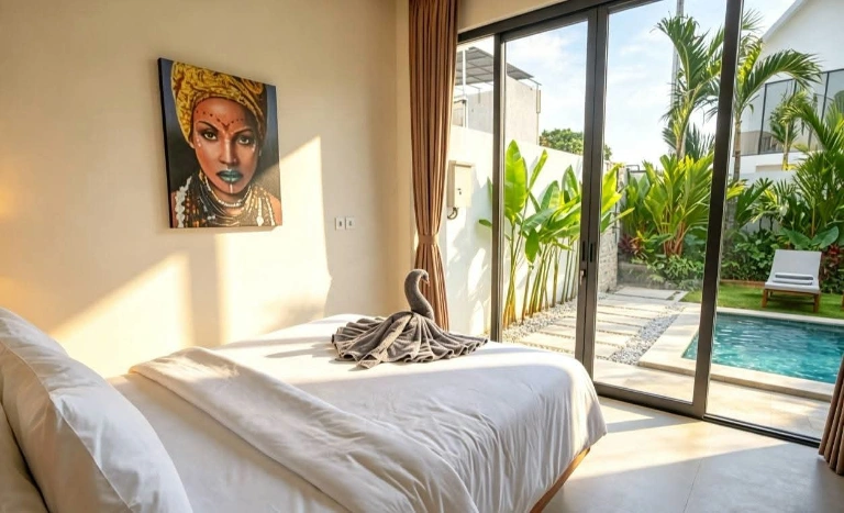 Villa For Rent 2 Bed In Padonan,Badung Bali, 2-bed villa for rent in Canggu – photo 4 of 10
