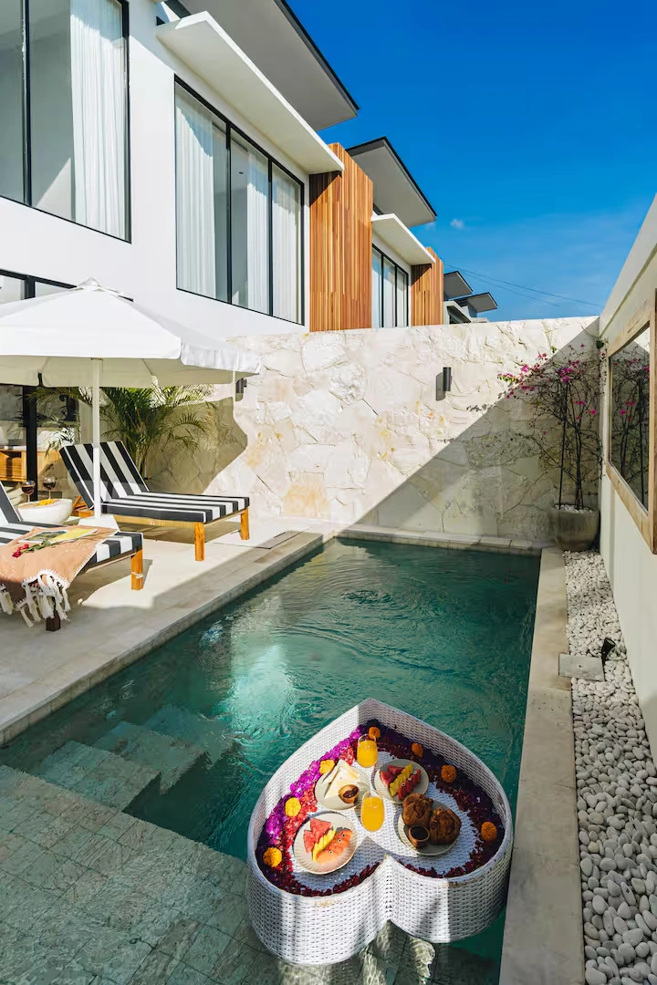 Villa Santai Santai - Chic & Cozy 2BR Private Pool Villa in Prime Canggu, 2-bed villa for rent in Canggu – photo 7 of 14