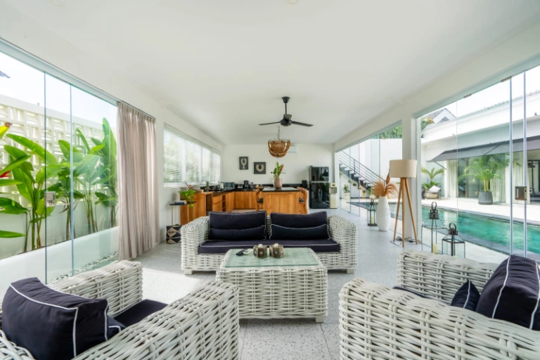 3BR Villa in a Secured Villa Complex in Central Canggu, 3-bed villa for rent in Canggu – photo 3 of 9