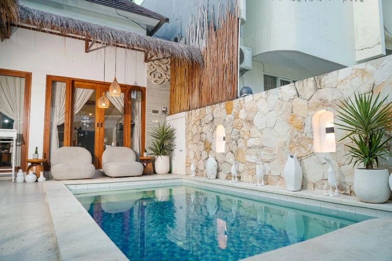 Brand New Tropical Terrazzo Villa for Rent, 2-bed villa for rent in Uluwatu – photo 6 of 15