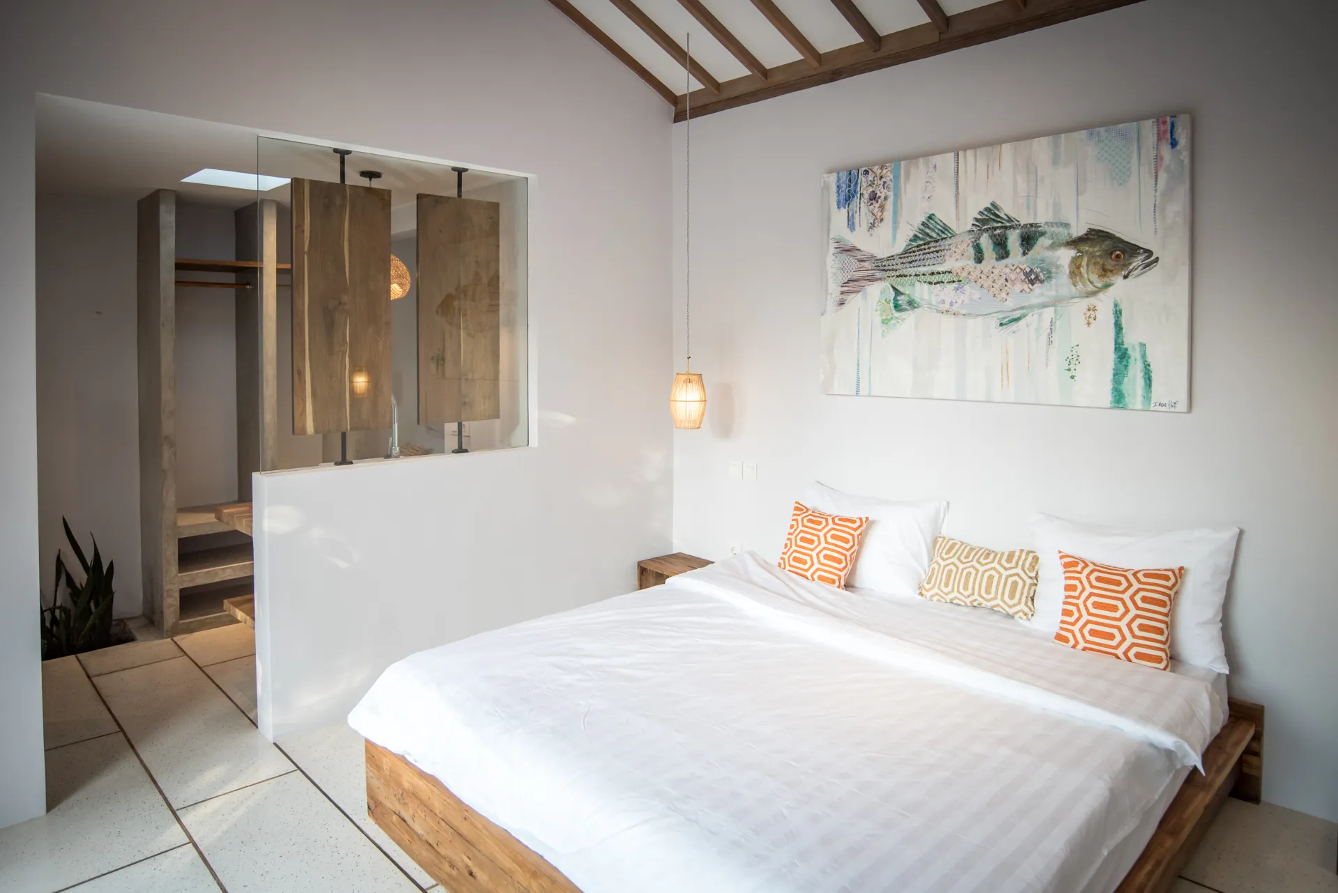 Stylish 2BR Modern Tropical Villa w/ Mezzanine & Private Pool, 2-bed villa for rent in Canggu – photo 2 of 15