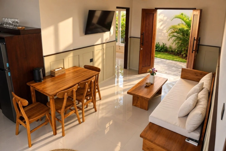 Charming 2 Bedroom Villa with Pool in Berawa, 2-bed villa for rent in Canggu – photo 3 of 9