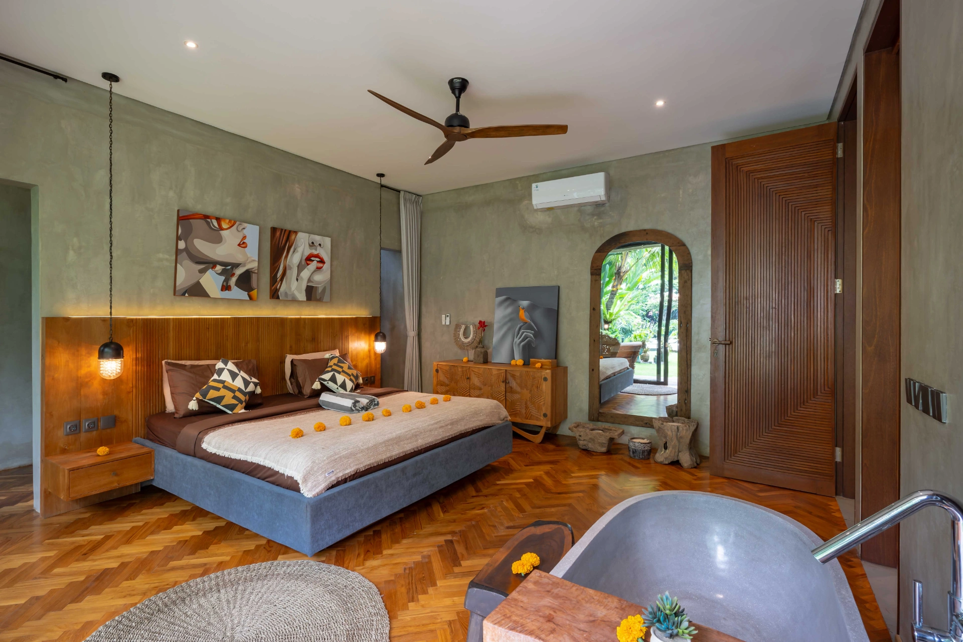 3-Bedroom Villa with Tropical Jungle Ambience in Cepaka, 3-bed villa for rent in Tabanan – photo 10 of 15