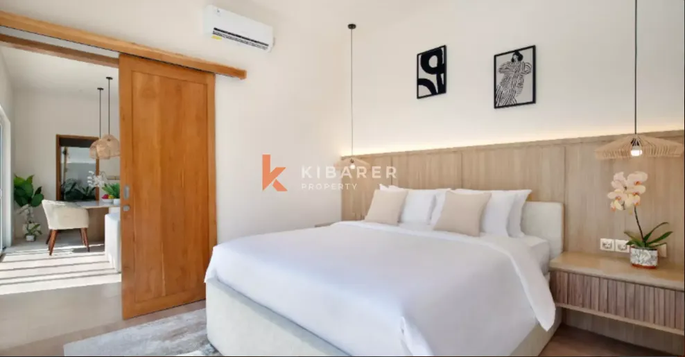 Walkable Berawa Living - Modern Three Bedroom Enclosed Villa, 3-bed villa for rent in Canggu – photo 13 of 15