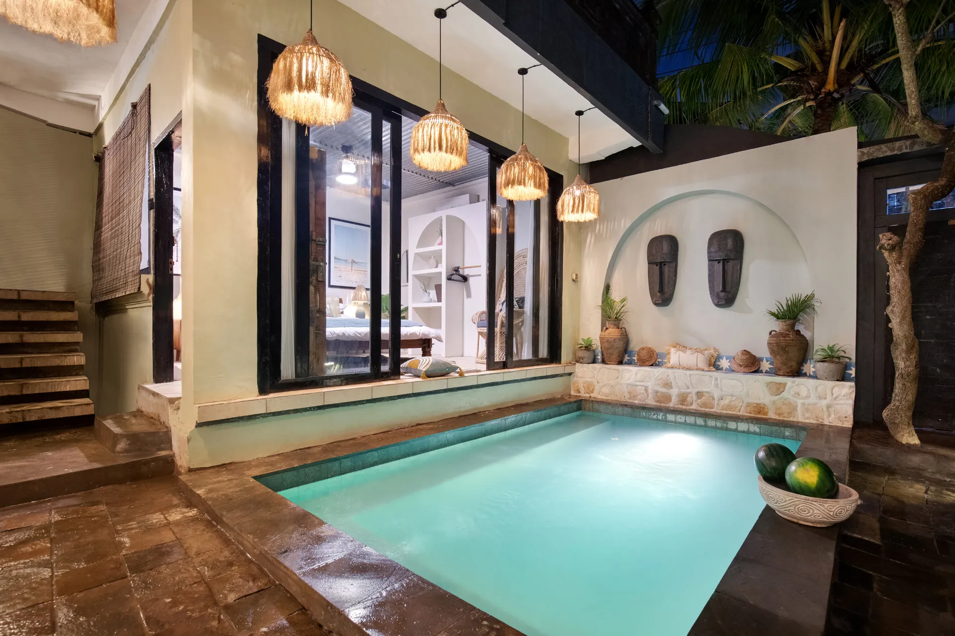 Seminyak 2BR Private Villa with Loft, Pool & Roof Deck Jl Intan Permai Kerobkan, 2-bed villa for rent in Seminyak – photo 8 of 15