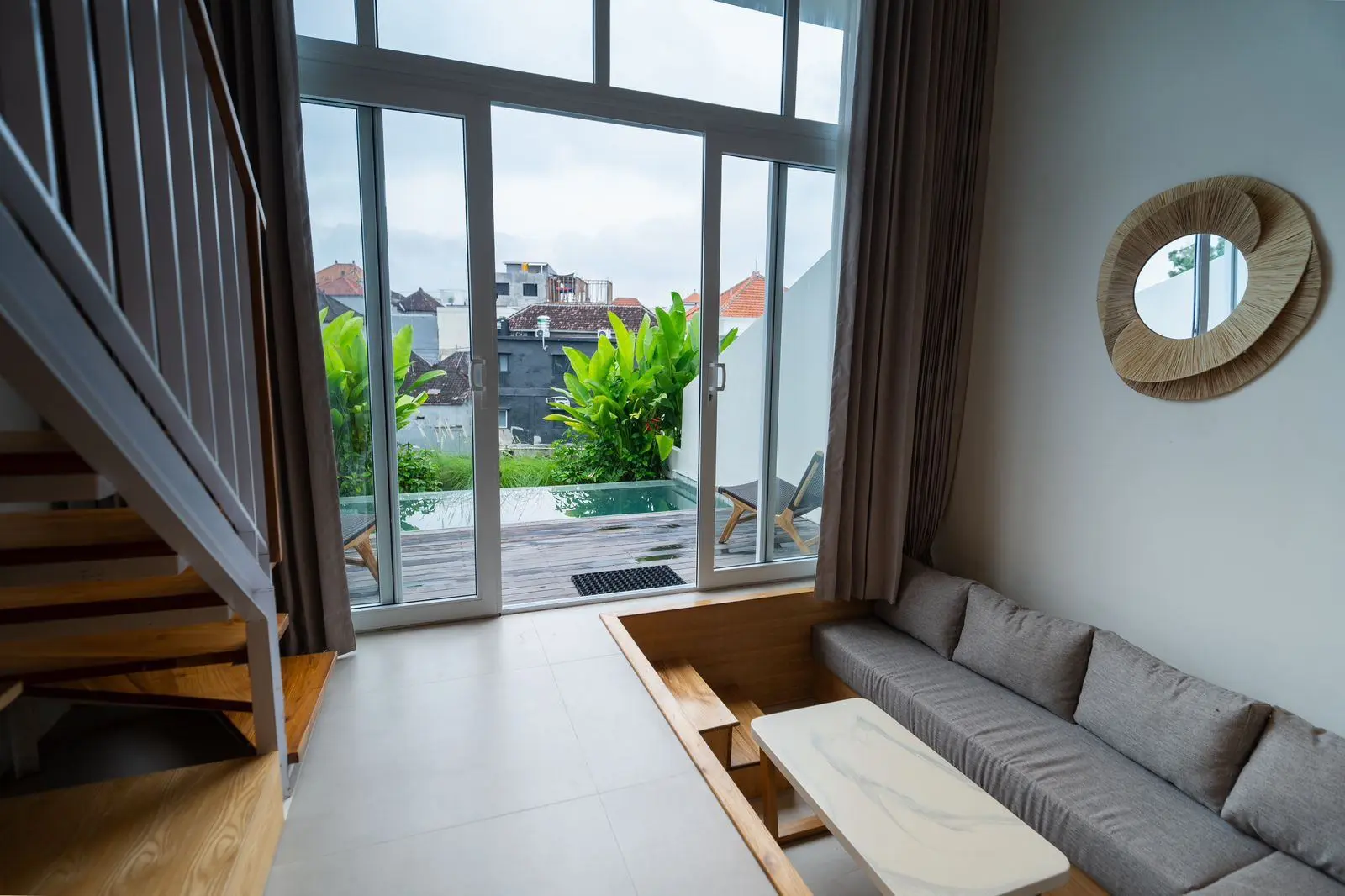 1BR Loft with Private Pool at Canggu with all include service, 1-bed villa for rent in Canggu – photo 2 of 11