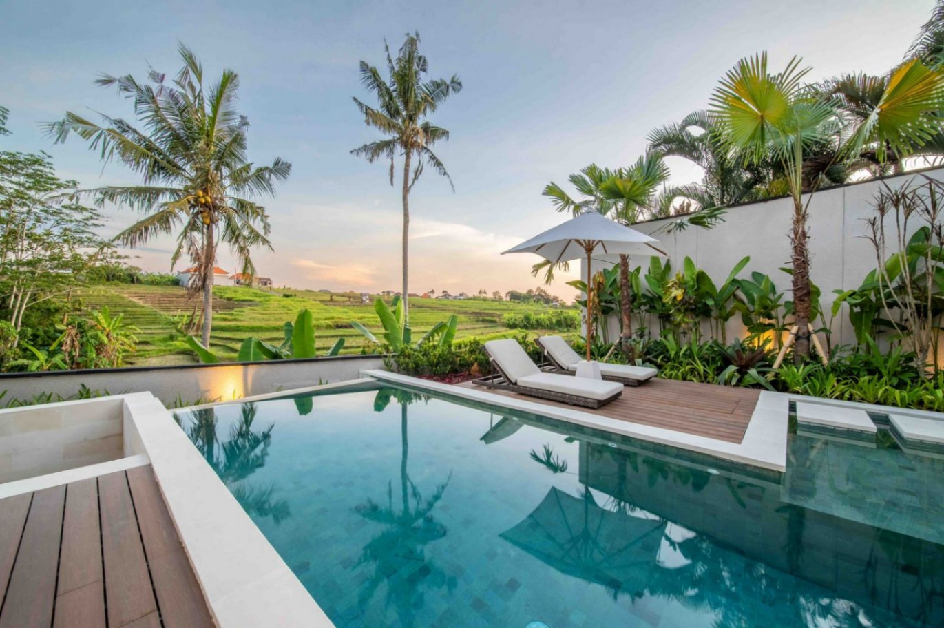 2-Bedroom Villa with Rice Fields View – Tumbak Bayuh, 2-bed villa for rent in Pererenan – photo 2 of 14
