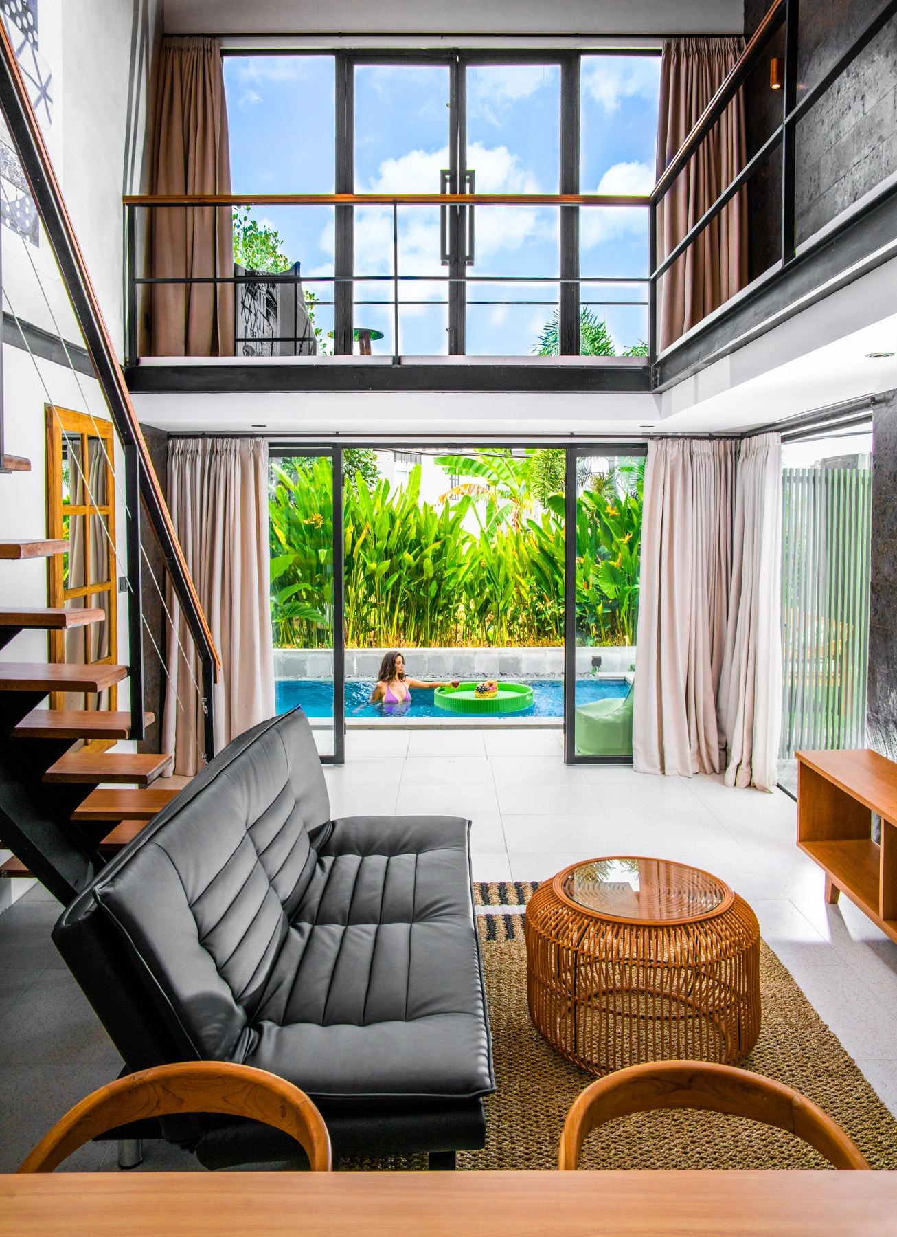 Modern loft in the style of minimalism, 1-bed villa for rent in Canggu – photo 5 of 10