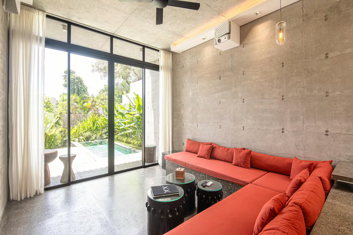 Villa Nakula - 2 Bedrooms Chic 2BR Villa in Canggu – Enclosed Living & Pool, 2-bed villa for rent in Canggu – photo 8 of 11